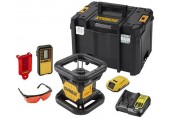 DeWALT DCE074D1R Aku Samonivelační Rotační laser s olovnicí,červený paprsek (18V/2,0Ah)