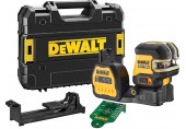 DeWALT DCE825NG18 Laser křížový s 5ti bod. paprsky, zelený paprsek (18V/bez aku) kufr