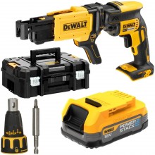 Příslušenství k DeWALT DCF620E1K Aku sádrokartonářský šroubovák s podavačem vrutů (1x1,7Ah Powerstack) kufr Tstak