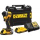 DeWALT DCF850D2T Aku rázový utahovák 1/4" (205Nm/18V/2x2,0Ah) kufr Tstak