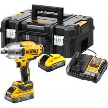 DeWALT DCF900H2T Aku rázový utahovák 1/2" (1898Nm/18V/2x5,0Ah PowerStack) kufr Tstak