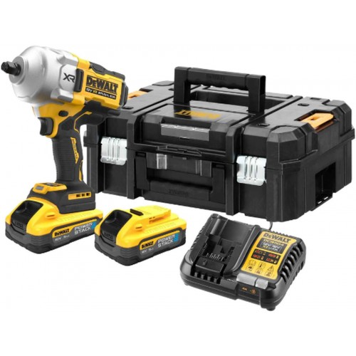 DeWALT DCF961H2T Aku rázový utahovák 1/2" (1496Nm/18V/2x5,0Ah PowerStack) Tstak