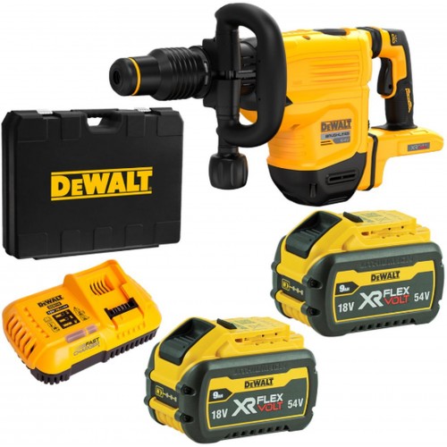 DeWALT DCH892X2 Aku sekací kladivo SDS-Max, XR FlexVolt 54V, 13,3J, Tstak,(2x9,0Ah)