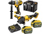 DeWALT DCK2016T2T Combo sada 2 DCD999 + DCG418 + (54V/2x6,0Ah/nabíječka DCB115) T-stak box