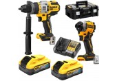 DeWALT DCK2052H2T Aku sada (DCD999+DCF850+DCB115+2x5,0Ah PowerStack) kufr Tstak