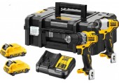 DeWALT DCK2110L2T Aku kombo sada DCD701 + DCF801 (12V/2 x 3,0 Ah) kufr Tstak