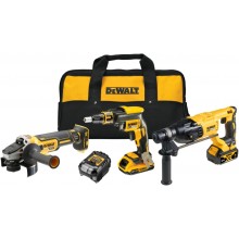 DeWALT DCK308DM Aku kombo sada (DCF620+DCH133+DCG405+18V/1x2,0/4,0Ah) Taška
