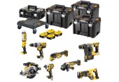DeWALT DCK853P4T Aku kombo sada(DCH273+DCD996+DCG405+DCF887+DCS570+DCS367+DCS355+DCL050+4x5,0Ah)Tstak
