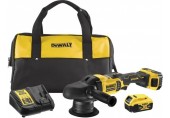 DeWALT DCM848P2 Aku excentrická leštička 125mm XR (18V/2x5,0Ah) Taška