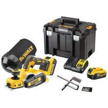 DeWALT DCP580P2 Aku hoblík 82mm XR(18V/2x5,0Ah) kufr Tstak VI