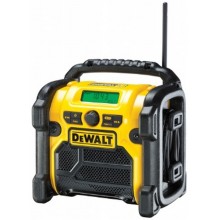 DeWALT Aku rádio LI-ION 10,8 - 18 V + 220V + USB Nabíječka externích zařízení DCR020