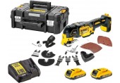 DeWALT DCS355D2 Aku bezuhlíková oscilační multibruska XR Li-Ion (18V/2x 2,0Ah) Tstak