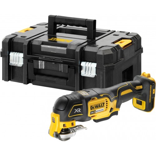 DeWALT DCS356NT Aku oscilační multibruska XR 18V bez aku, kufr Tstak DeWALT DCS356NT Aku oscilační multibruska XR 18V bez aku, kufr Tstak