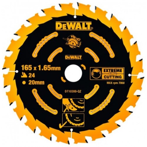 DeWALT DT10624 Pilový kotouč Extreme 165 x 20 mm, 24 zubů, ATB 18°