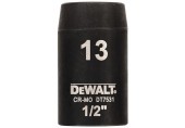 DeWALT DT7531 Extreme Impact Krátká nástrčná hlavice 1/2“, 13 mm