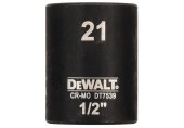 DeWALT DT7539 Nástrčná hlavice EXTREME IMPACT 1/2“ krátká, 21 mm