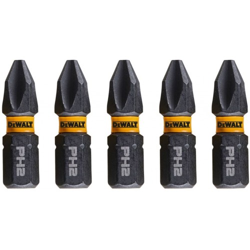 DeWALT DT7994T Sada bitů Ph2 25 mm 5 ks DeWALT DT7994T Sada bitů Ph2 25 mm 5 ks