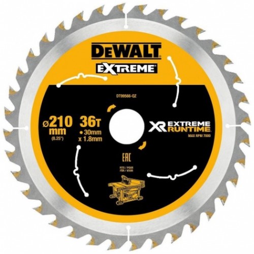 DeWALT DT99566 Pilový kotouč 210 x 30mm, 36 zubů FZ 20 °