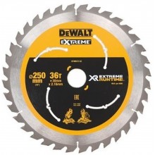 DeWALT DT99572 Pilový kotouč 250 x 30 mm, 36 zubů FZ 7 °