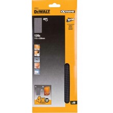 DeWALT DTM8552 Brusná mřížka Extreme P120, 115 x 228mm, 5 ks
