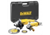 DeWALT DWE492SDT Set úhlových brusek 230 mm + 125 mm