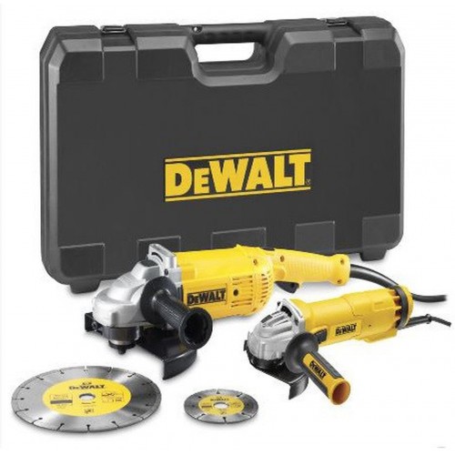 DeWALT DWE492SDT Set úhlových brusek 230 mm + 125 mm DeWALT DWE492SDT Set úhlových brusek 230 mm + 125 mm