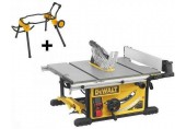 DeWALT DWE7492S – Stolová pila s mobilním stojanem pro přesné řezání