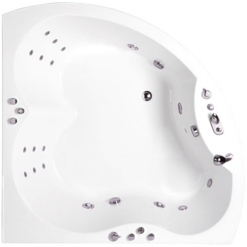 TEIKO Vana Diamant rohová 149x149 cm - HTP systém ECO HYDROAIR V211149N04T02231