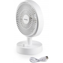 DOMO Stolní USB aku ventilátor s oscilací DO8151