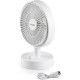 DOMO Stolní USB aku ventilátor s oscilací DO8151