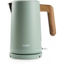 DOMO WOOD YOU Rychlovarná konvice (1,7l/2200W) nerez, zelená DO9282WK