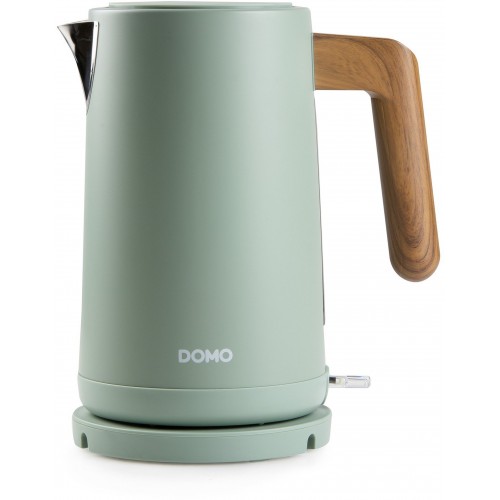 DOMO WOOD YOU Rychlovarná konvice (1,7l/2200W) nerez, zelená DO9282WK