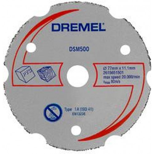 DREMEL DSM20 Univerzální karbidový řezný kotouč 77 mm 2615S500JA DREMEL DSM20 Univerzální karbidový řezný kotouč 77 mm 2615S500JA