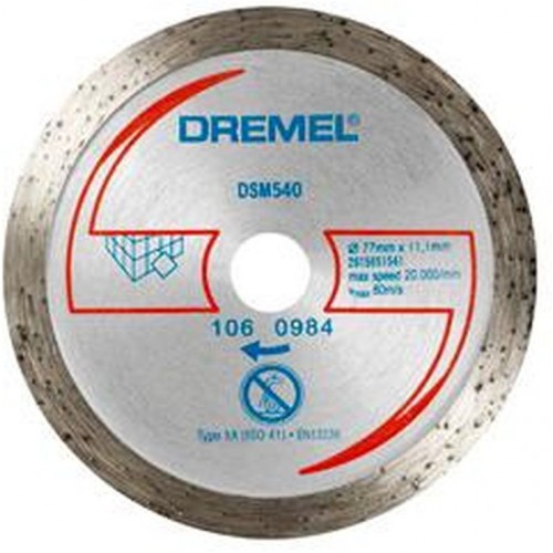 DREMEL DSM20 Diamantový řezný kotouč na dlaždice 77 mm 2615S540JA DREMEL DSM20 Diamantový řezný kotouč na dlaždice 77 mm 2615S540JA