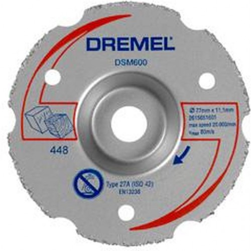 DREMEL DSM20 Univerzální karbidový zarovnávací řezný kotouč 77 mm 2615S600JA DREMEL DSM20 Univerzální karbidový zarovnávací řezný kotouč 77 mm 2615S600JA