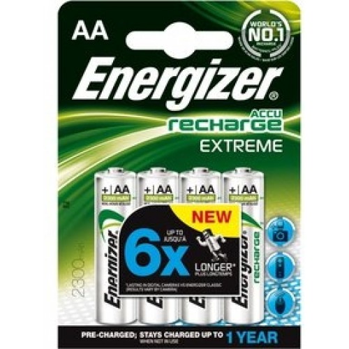 ENERGIZER Nabíjecí tužkové baterie NiMH EXT 2300 mAh 4xAA 35048680