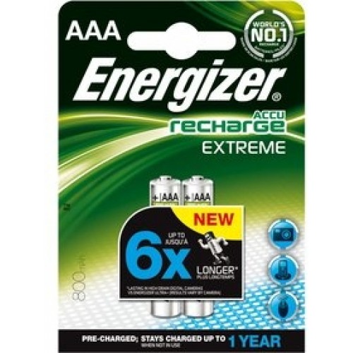 ENERGIZER Nabíjecí tužkové baterie NiMH EXT 800 mAh 2xAAA 35038513