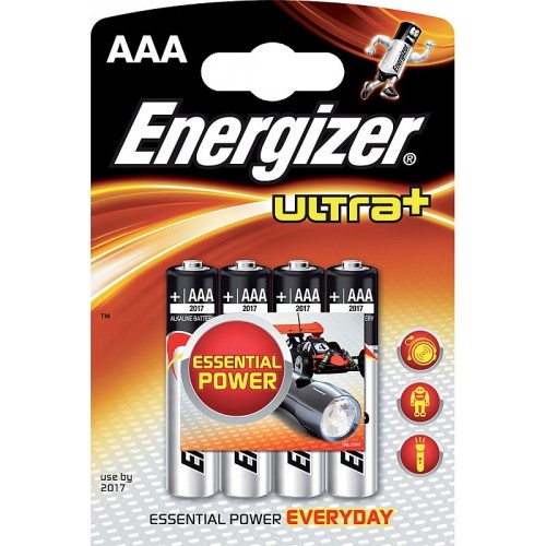 ENERGIZER Alkalické tužkové baterie Ultra+ LR03/4 4xAAA 35035757