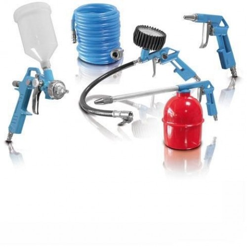 ERBA Sada pneumatického příslušenství ke kompresoru 5 ks ER-20020