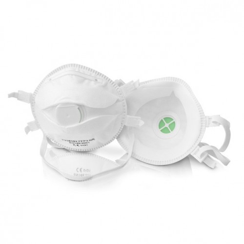 ERBA Respirátor s ventilem FFP3, sada 3 ks, blister ER-55253 ERBA Respirátor s ventilem FFP3, sada 3 ks, blister ER-55253