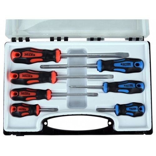 EXTOL PREMIUM šroubováky sada 7ks, CrV 8819257
