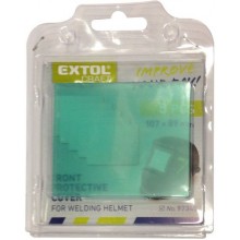EXTOL CRAFT sklo ochranné pro svářecí kuklu, 5ks, 107x89mm, plastové 97345A
