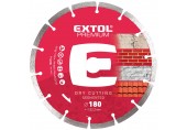 EXTOL PREMIUM kotouč diamantový řezný 115x22,2mm SEGMENTOVÝ - suché řezání 108711