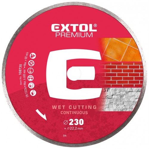 EXTOL PREMIUM kotouč diamantový řezný 150x22,2mm SEGMENTOVÝ - suché řezání 108713 EXTOL PREMIUM kotouč diamantový řezný 150x22,2mm SEGMENTOVÝ - suché řezání 108713