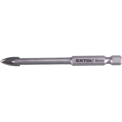 EXTOL PREMIUM vrták na sklo a keramiku karbidový, 8mm 8801888