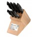 FISSLER Signum Sada nožů v bloku 8 ks přírodní FS-8006608001