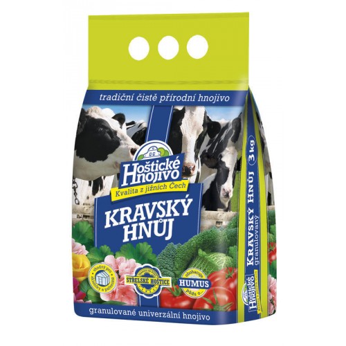 Hoštické hnojivo kravský hnůj 6kg 1207028