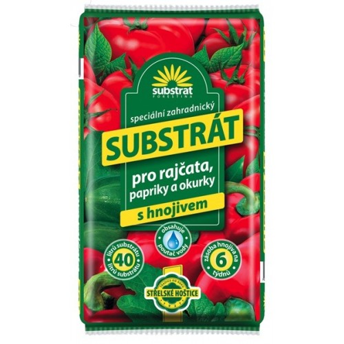 FORESTINA Substrát pro rajčata, papriky, okurky, 40 l