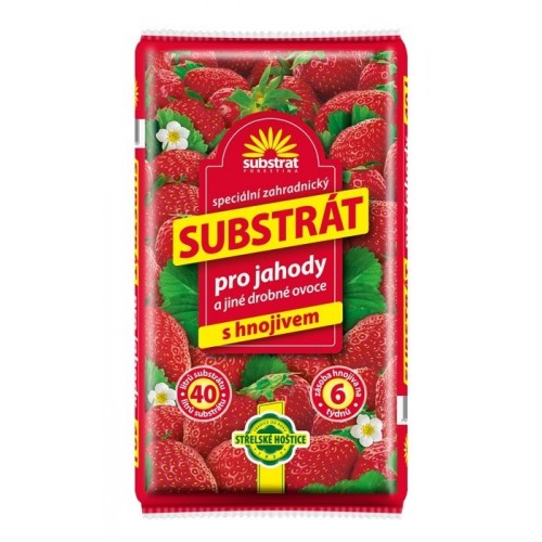 FORESTINA Substrát pro jahody a jiné drobné ovoce 40l FORESTINA Substrát pro jahody a jiné drobné ovoce 40l