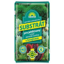 Hoštický substrát - Substrát pro jehličnany a jiné okrasné rostliny 40L